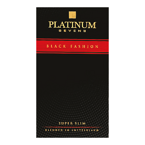Сигареты Platinum Seven Superslims Black Fashion