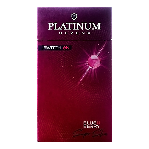 Сигареты Platinum Seven Superslims Blueberry Switch On