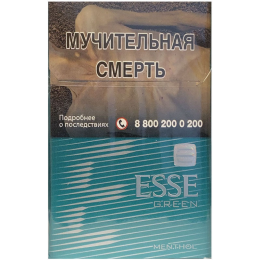Сигареты ESSE Green Menthol Super Slim